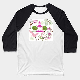 Peaceful Garden Baseball T-Shirt